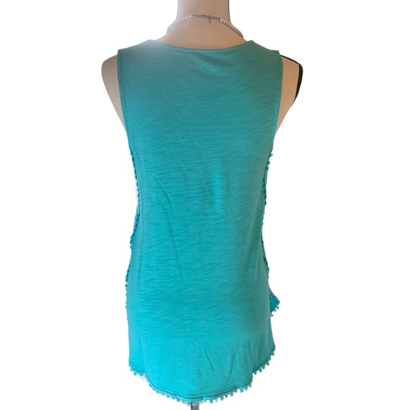 New Belle Beach teal XXS sleeveless tee - Picture 2 of 5